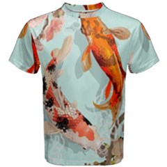 Koi Fish Men s Cotton T-shirt by Grandong