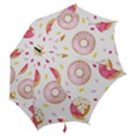 Vector Donut Seamless Pattern Hook Handle Umbrellas (Small) View2
