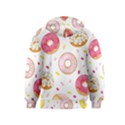 Vector Donut Seamless Pattern Kids  Pullover Hoodie View2