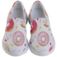 Vector Donut Seamless Pattern Kids Lightweight Slip Ons by Grandong