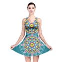 Abstract Digital Artwork Reversible Skater Dress View1