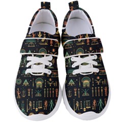 Hieroglyphs Space Women s Velcro Strap Shoes by Ndabl3x