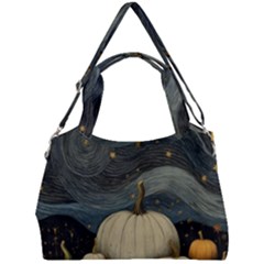 Pumpkin Halloween Double Compartment Shoulder Bag by Ndabl3x
