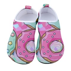 Donut Pattern Texture Colorful Sweet Men s Sock-style Water Shoes by Grandong