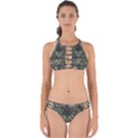 Digital Art Triangle Pattern Texture Mosaic Perfectly Cut Out Bikini Set View1