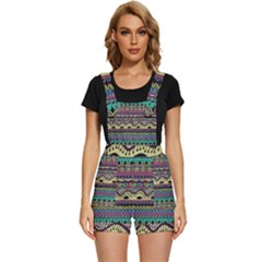 Aztec Design Short Overalls by nateshop