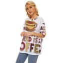 All You Need Is Coffee T- Shirt All You Need Is Coffee T- Shirt Oversized Basic T-Shirt View2