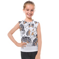 Australian Shepherd Dog T- Shirt Australian Shepherd Dog Illustration T- Shirt Kids  Mesh Tank Top by hizuto