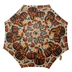 Thanksgiving Pattern Hook Handle Umbrellas (large) by Valentinaart