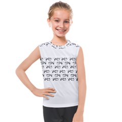Black And White Cow T- Shirt Black And White Cows Keep On Moooving Cow Puns T- Shirt Yoga Reflexion Pose T- Shirtyoga Reflexion Pose T- Shirt Kids  Mesh Tank Top by hizuto