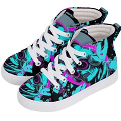 Aesthetic Art  Kids  Hi-top Skate Sneakers by Internationalstore