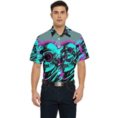 Aesthetic Art  Men s Short Sleeve Pocket Shirt  by Internationalstore
