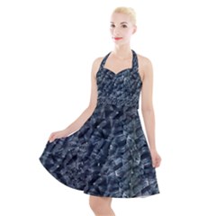 Ceramics Broken  Halter Party Swing Dress  by Internationalstore
