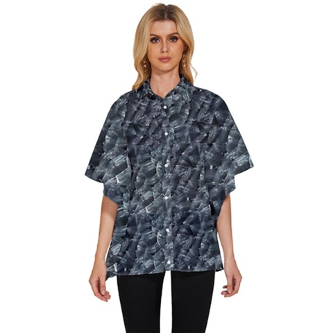 Ceramics Broken  Women s Batwing Button Up Shirt by Internationalstore