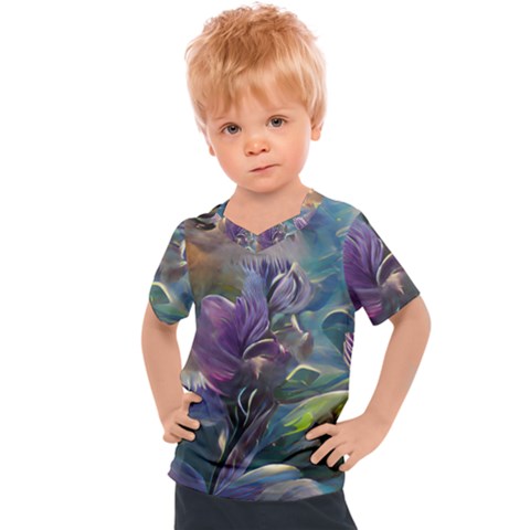 Abstract Blossoms  Kids  Sports T-shirt by Internationalstore