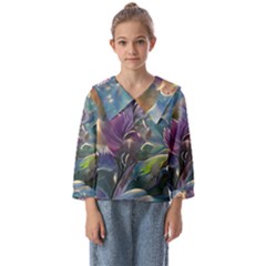 Abstract Blossoms  Kids  Sailor Shirt by Internationalstore