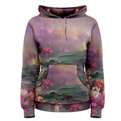 Abstract Flowers  Women s Pullover Hoodie by Internationalstore