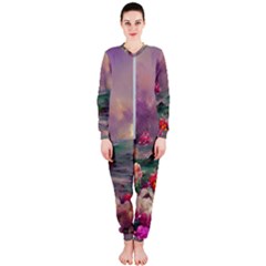 Abstract Flowers  Onepiece Jumpsuit (ladies) by Internationalstore