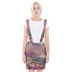 Abstract Flowers  Braces Suspender Skirt by Internationalstore