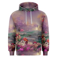Abstract Flowers  Men s Overhead Hoodie by Internationalstore