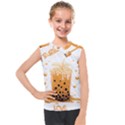 Bubble Tea Lover T- Shirt Bubble Tea Love T- Shirt Yoga Reflexion Pose T- Shirtyoga Reflexion Pose T- Shirt Kids  Mesh Tank Top View1