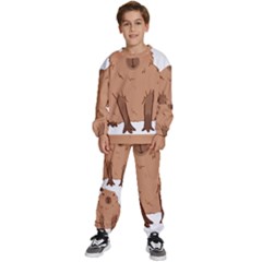 Capybara Art T- Shirt Cute Capybara Art T- Shirt Yoga Reflexion Pose T- Shirtyoga Reflexion Pose T- Shirt Kids  Sweatshirt Set by hizuto