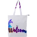 Arts Double Zip Up Tote Bag View1
