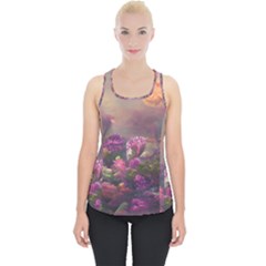 Floral Blossoms  Piece Up Tank Top by Internationalstore