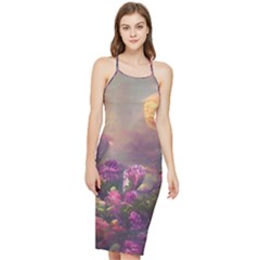 Floral Blossoms  Bodycon Cross Back Summer Dress by Internationalstore