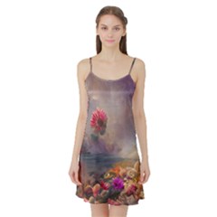 Floral Blossoms  Satin Night Slip by Internationalstore