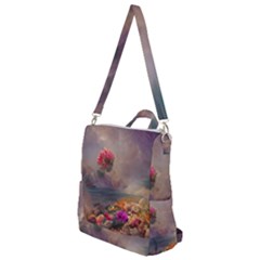 Floral Blossoms  Crossbody Backpack by Internationalstore