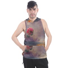 Floral Blossoms  Men s Sleeveless Hoodie by Internationalstore