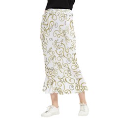 Fish Sea Ocean Algae Underwater Maxi Fishtail Chiffon Skirt by Pakjumat