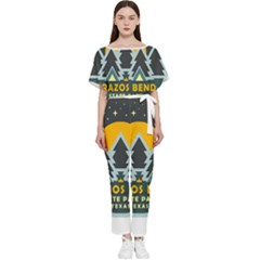 Brazos Bend State Park T- Shirt Brazos Bend State Park Night Sky T- Shirt Batwing Lightweight Chiffon Jumpsuit by JamesGoode