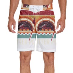 Bread Baking T- Shirt Funny Bread Baking Baker Bake The World A Butter Place T- Shirt (1) Men s Beach Shorts by JamesGoode