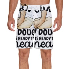 Bread Baking T- Shirt Funny Bread Baking Baker Crust A Girl Who Loves Bread Baking T- Shirt Men s Beach Shorts by JamesGoode