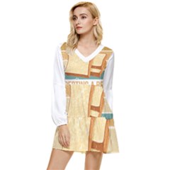 Bread Baking T- Shirt Funny Bread Baking Baker My Yeast Expecting A Bread T- Shirt Tiered Long Sleeve Mini Dress by JamesGoode