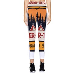 Bridger Teton T- Shirt Bridger Teton National Forest T- Shirt Pocket Leggings  by JamesGoode