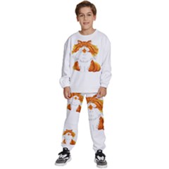 Persian Cat T-shirtwhite Look Calm Persian Cat 06 T-shirt (1) Kids  Sweatshirt Set by EnriqueJohnson