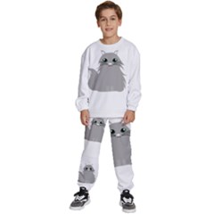 Persian Cat T-shirtwhite Look Calm Persian Cat 09 T-shirt (1) Kids  Sweatshirt Set by EnriqueJohnson