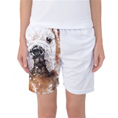 Bulldog T- Shirt English Bulldog Animal Wildlife Forest Nature Discovery Fauna T- Shirt Women s Basketball Shorts by JamesGoode