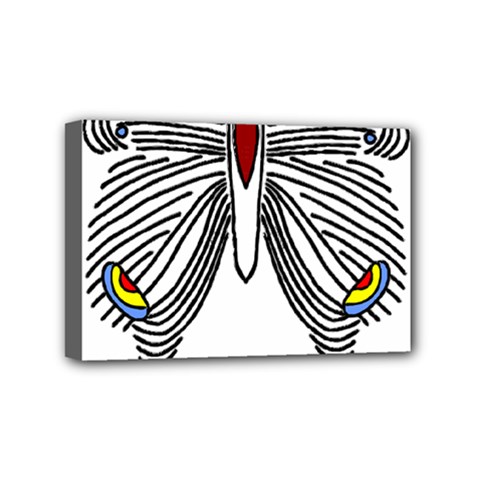 Butterfly Art T- Shirtbutterfly T- Shirt (1) Mini Canvas 6  X 4  (stretched) by JamesGoode