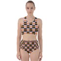 Lantern Chess Halloween Racer Back Bikini Set View1