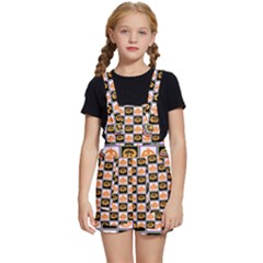 Lantern Chess Halloween Kids  Short Overalls by Pakjumat
