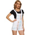 Australian Shepherd Dog Pattern T- Shirt Australian Shepherd Dog Cute Pattern T- Shirt (2) Short Overalls View3