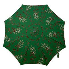 Christmas December Background Hook Handle Umbrellas (small) by uniart180623