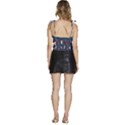 Christmas Background Design Pattern Flowy Camisole Tie Up Top View4