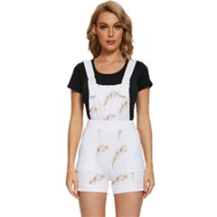 Boho Feather Pattern T- Shirt Boho Feather Pattern 8 Short Overalls by EnriqueJohnson