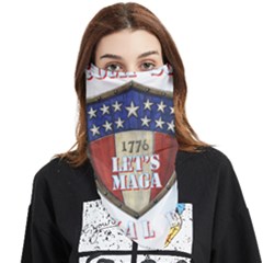 Trump 2024 The Final Battle Face Covering Bandana (triangle) by 13stars