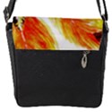 Boho Fire Feather Pattern T- Shirt Boho Fire Feather Pattern T- Shirt Removable Flap Cover (S) View2
